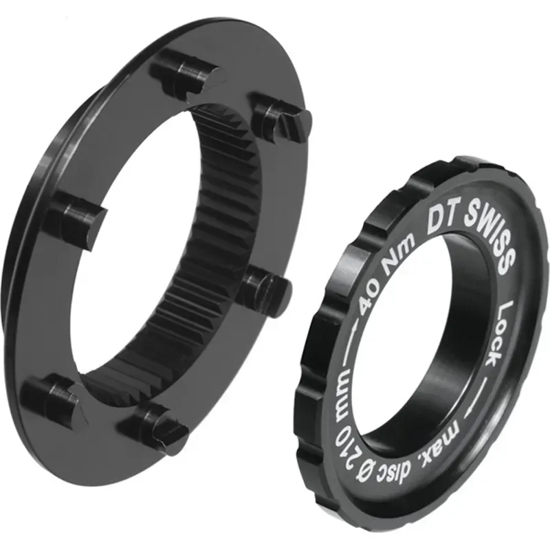 パーツ DtSwissARC1400 DT Swiss Center Lock to 6-Bolt Road Disk Adaptor in Black