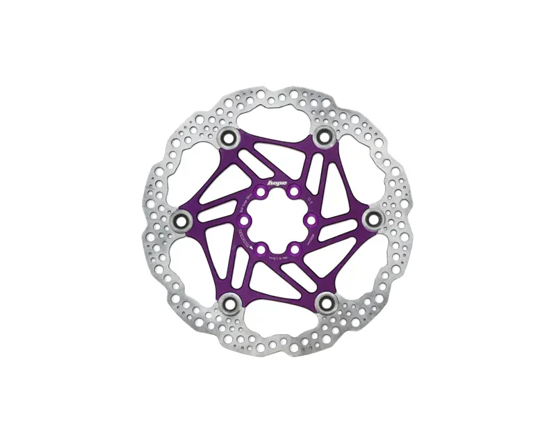 Hope Floating Disk Brake 180mm 6-Bolt Rotor in Purple