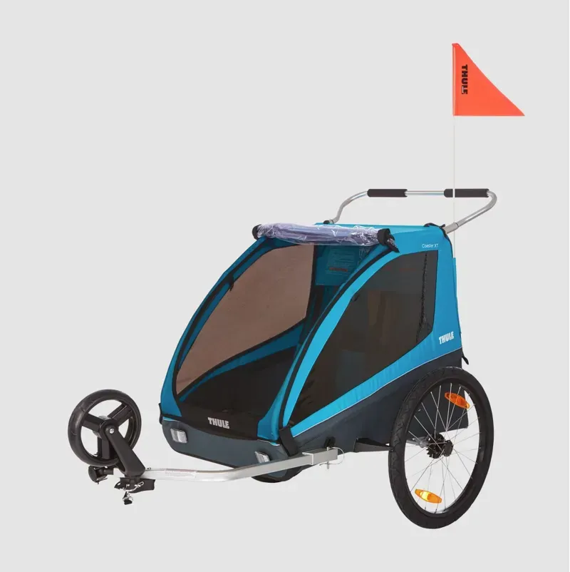 Thule Coaster XT Bike Trailer in Blue