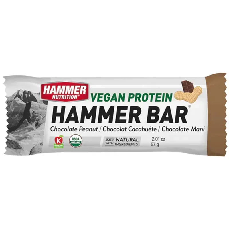 Hammer Nutrition Vegan Protein Bar 12-box - Chocolate Peanut