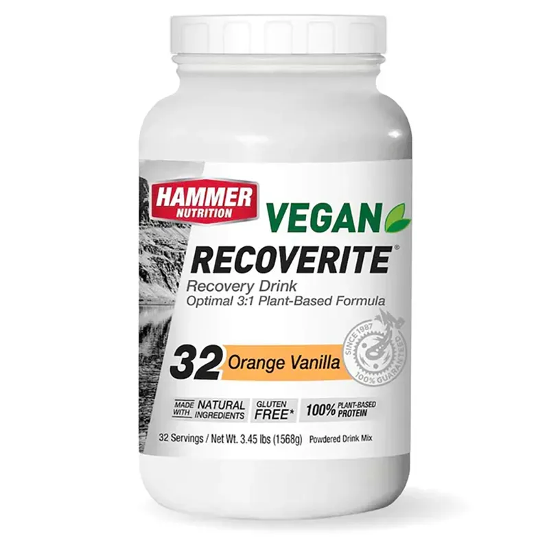 Hammer Nutrition Vegan Recoverite 32-serving Drink Mix - Orange-Vanilla