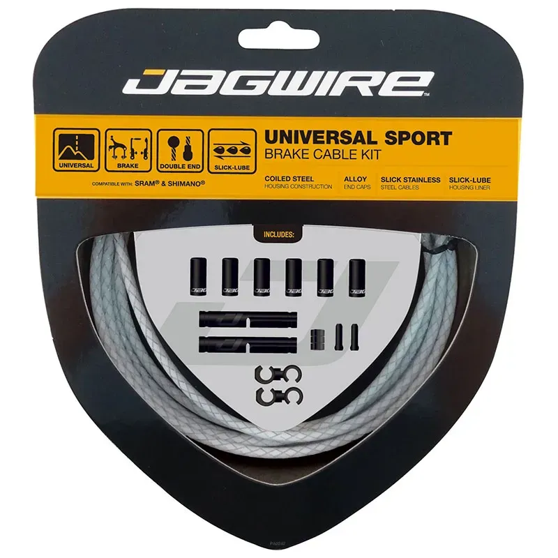 Jagwire Universal Sport Brake Cable Kit in Silver