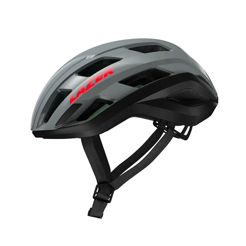 Lazer Strada KinetiCore Helmet in Gray-1