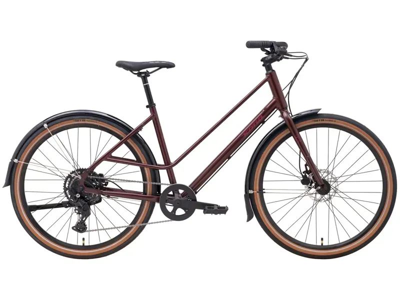 Kona Coco Urban Step-Through Bike in King Crimson