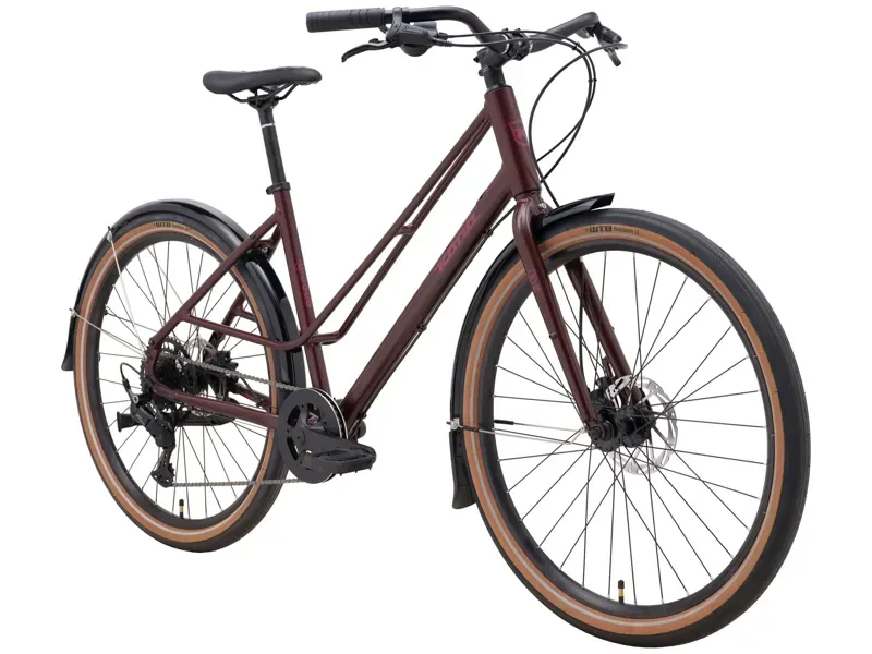 Kona Coco Urban Step-Through Bike in King Crimson-1