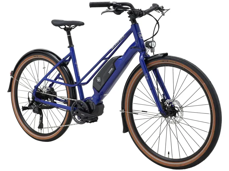 Kona Ecoco Electric Commuter Bike in Lazuli Blue-1