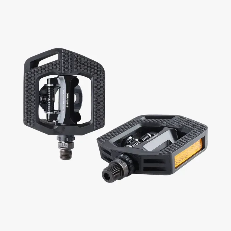 Shimano PD-T421 Dual Purpose Click'R Pedals in Black