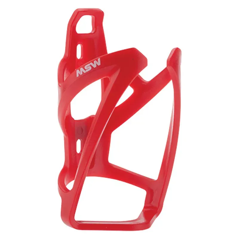 MSW PC-110 Composite Water Bottle Cage in Red