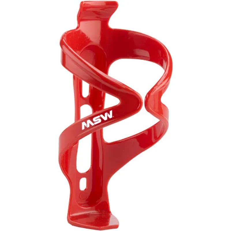 MSW PC-150 Composite Water Bottle Cage in Red