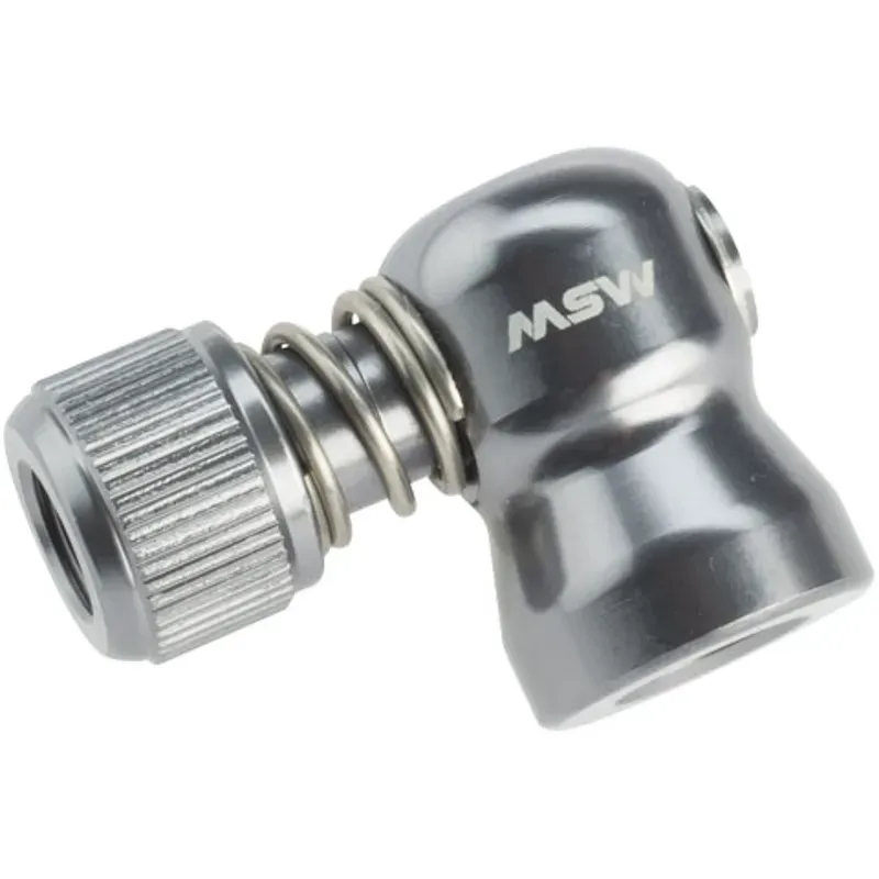MSW Windstream INF-100 Push Inflator Head in Silver