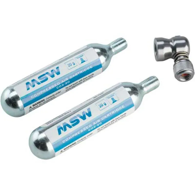 MSW Windstream INF-100 Push Inflator Head in Silver-1