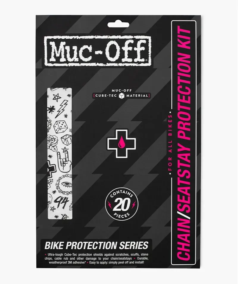 Muc-Off Chainstay/Seatstay Protection Kit 20-Piece Kit in Punk-2