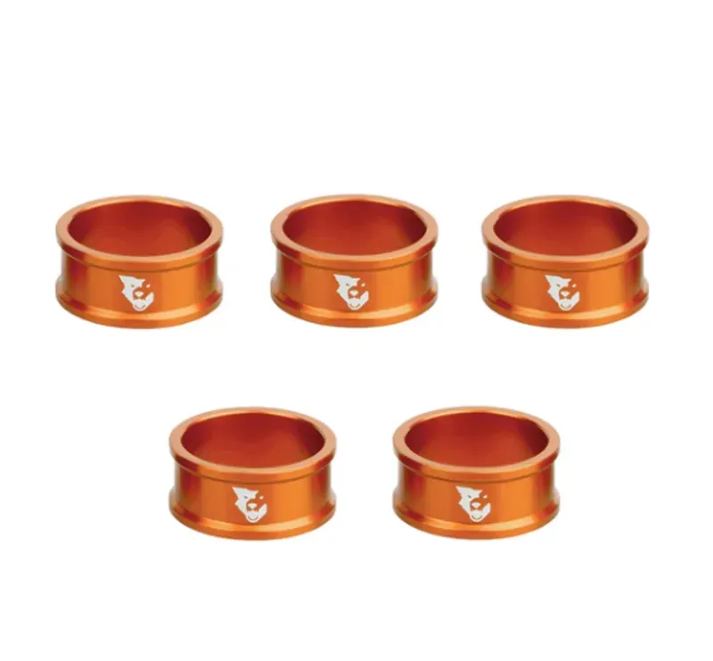 Wolf Tooth Headset Spacer 5 Pack 5mm Orange