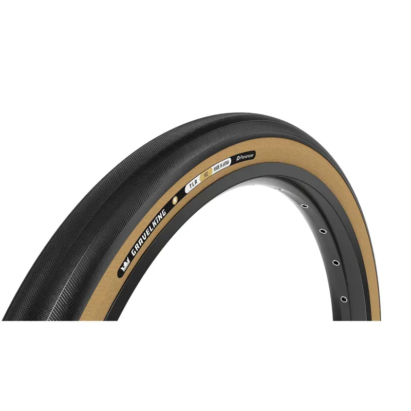 Panaracer GravelKing Slick R Tire - 700 X 35 Tubeless Folding Black/ Amber Black/Amber 700 x 35