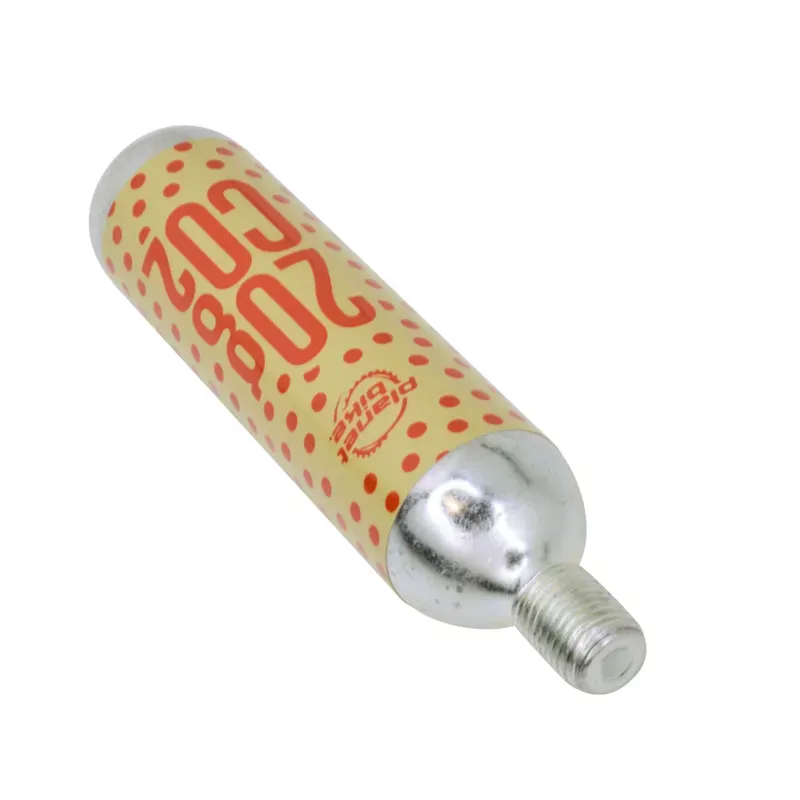 Planet Bike 20g Threaded CO2 Cartridges in Silver-1