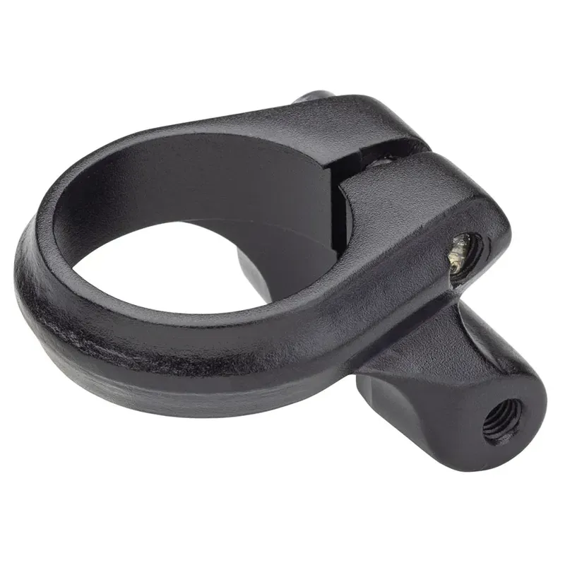Problem Solvers 31.8mm Bolt-On Seatpost Clamp w/Rack Mounts in Black-2