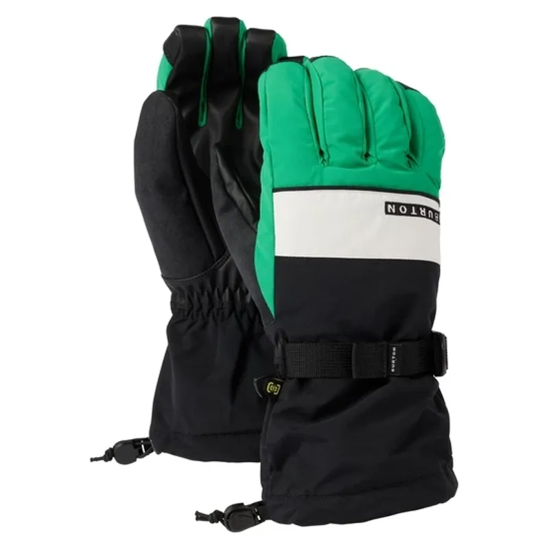Burton Men's Profile Gloves - True Black/Clover Green/Stout White