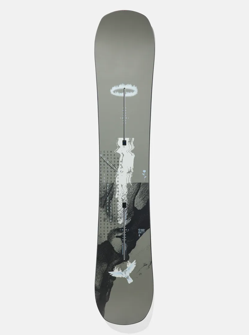 Burton Instigator Flat Top Mens Snowboard in Grey-3