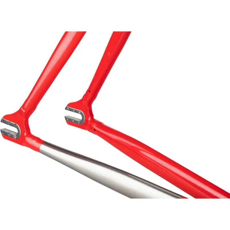  2023 All-City Thunderdome Frameset - 700c Aluminum 55cm in Hot Pink-1