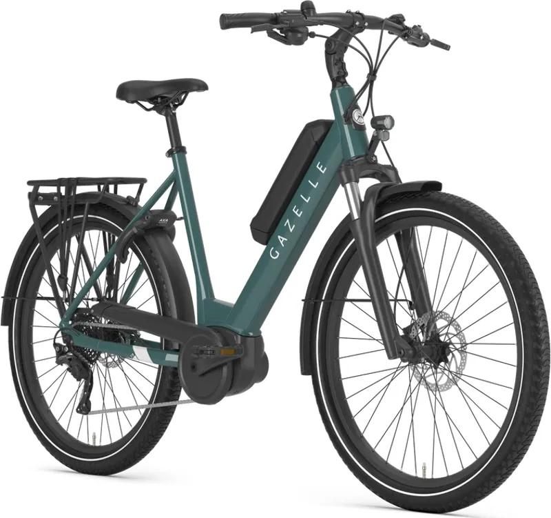 2024 Gazelle Medeo T9 City Ebike in Thyme Green