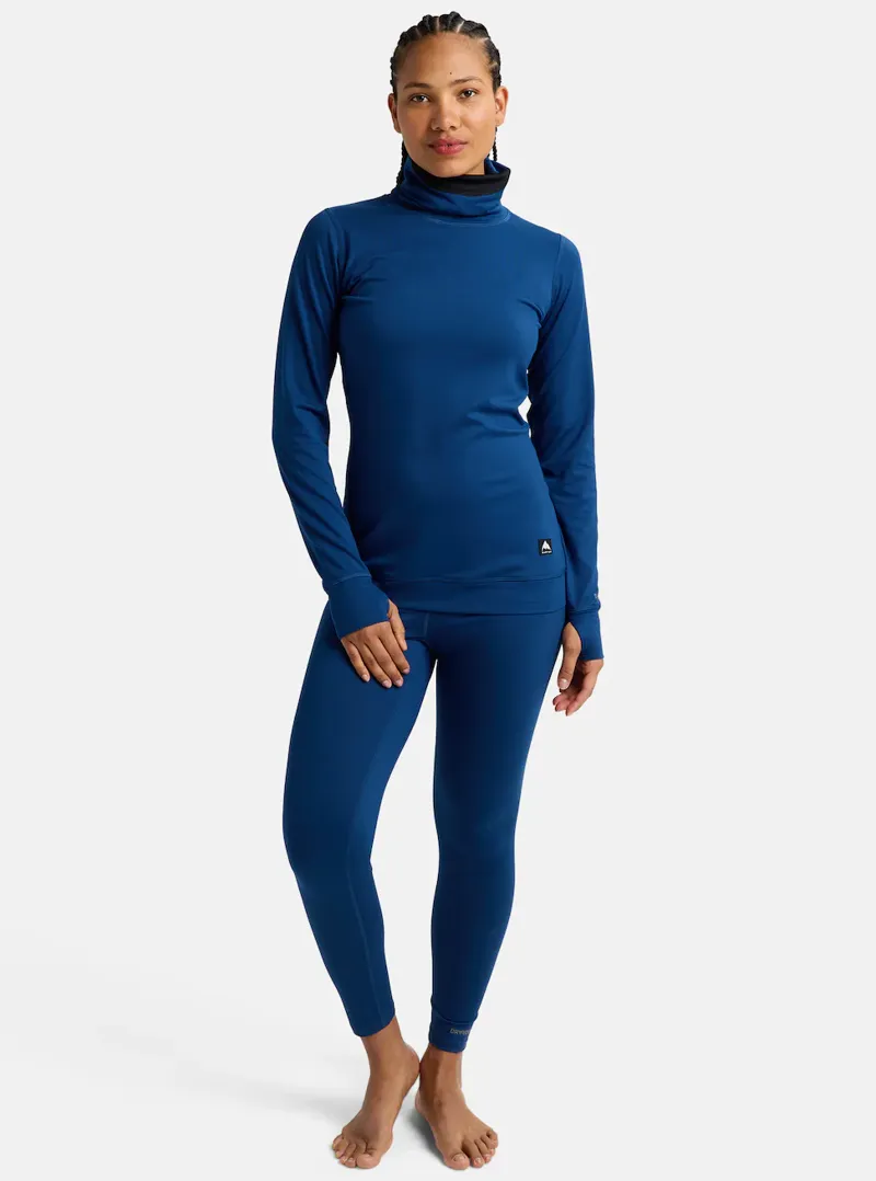 Women's Midweight Base Layer Long Neck Shirt-2