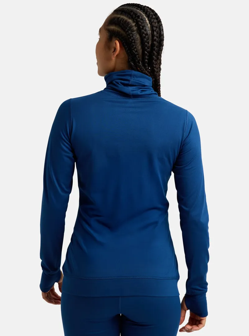 Women's Midweight Base Layer Long Neck Shirt-1