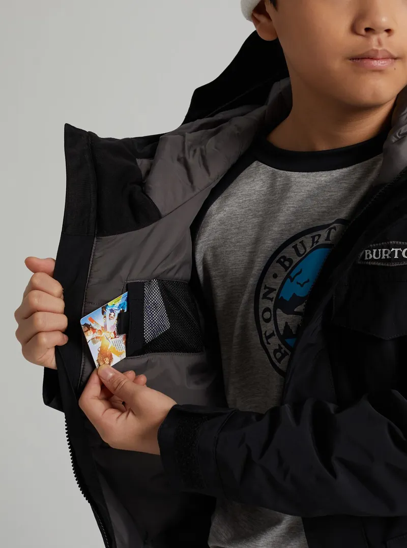 Boys' Dugout Jacket in True Black-2