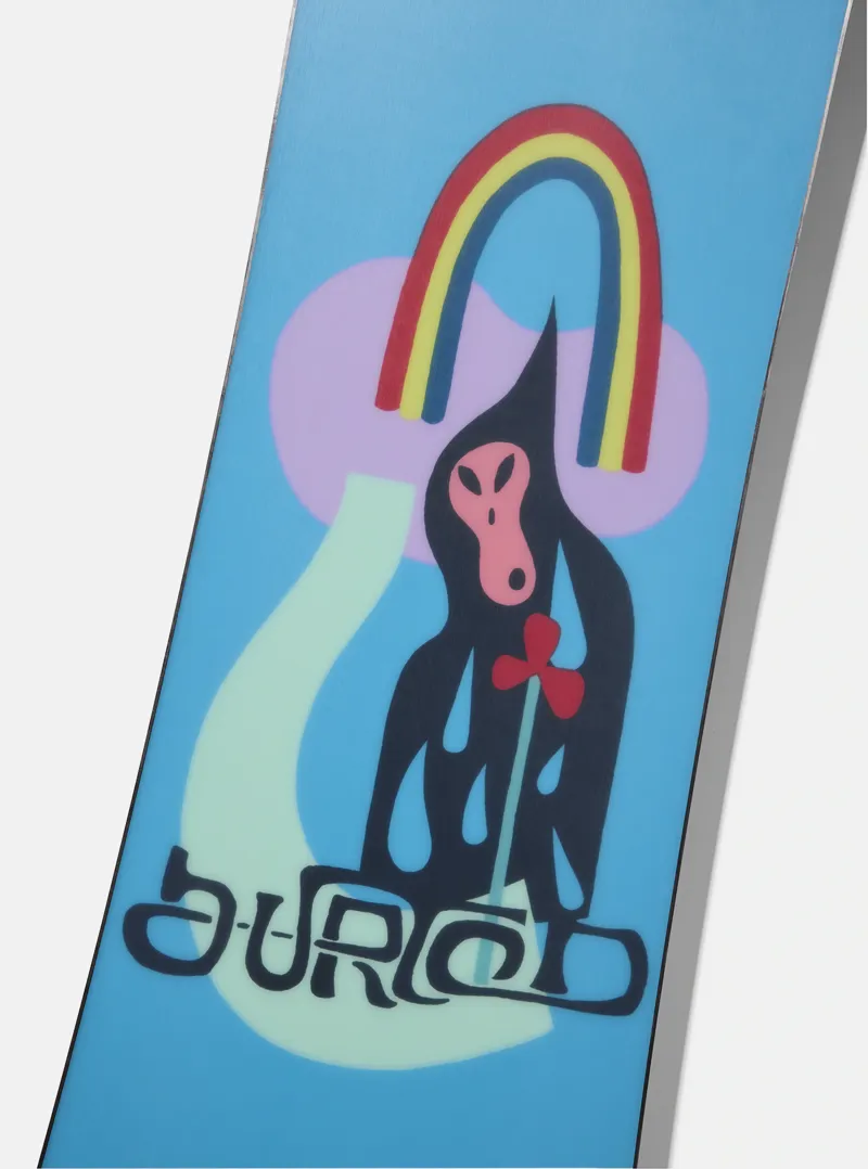 Burton Deep Thinker Camber Mens Snowboard in Blue/Black-3