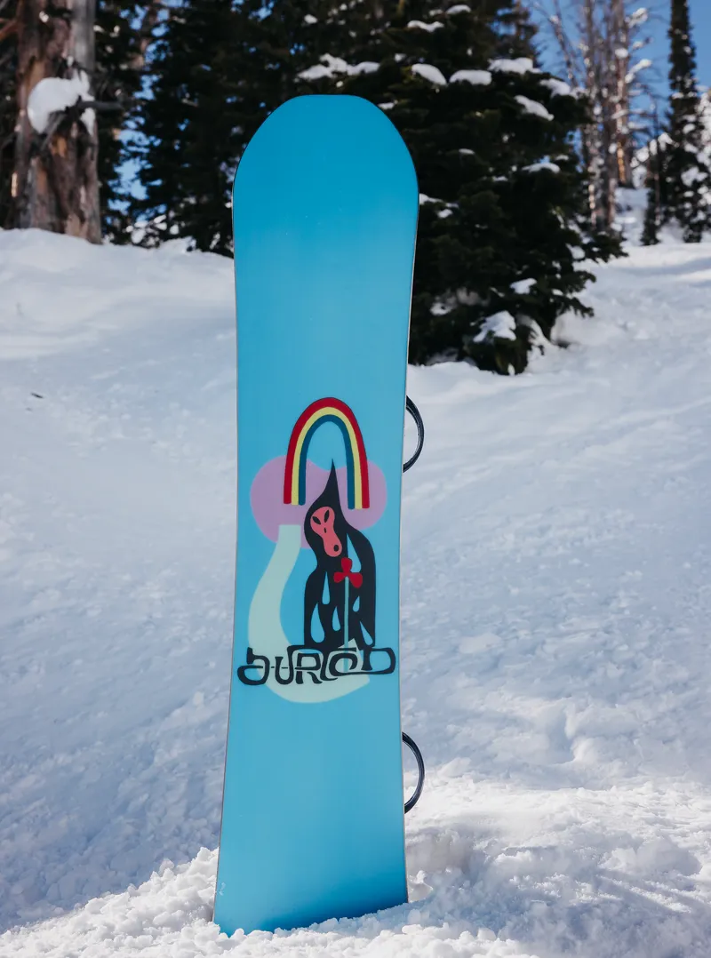 Burton Deep Thinker Camber Mens Snowboard in Blue/Black-6