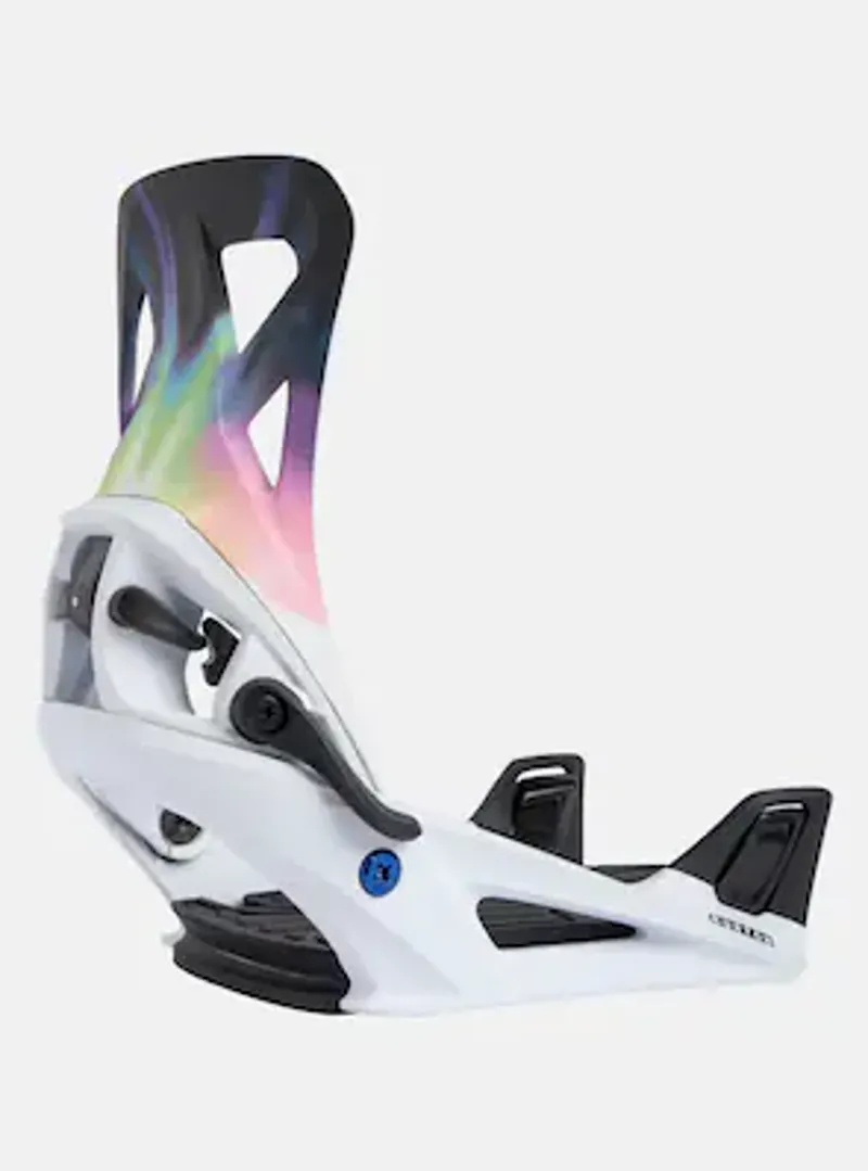 Burton Men's Step On Re:Flex Snowboard Bindings White/Cloud Burst XL