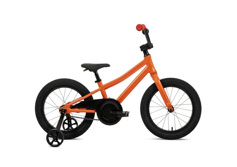 The Kids 16 Bike + Solar Orange