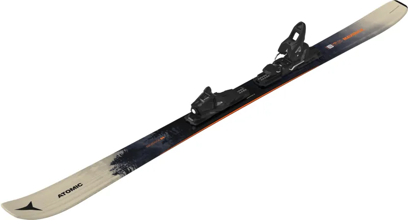 Atomic Maverick 84 Men's Alpine All Mountain Ski in Black-1