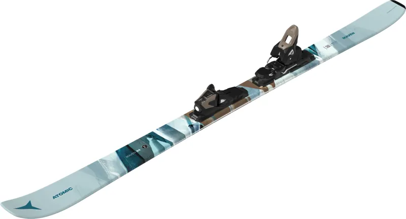 Atomic Maven 84 Women's Alpine All Mountain Ski in White/Blue-1