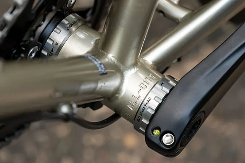 All-City Space Horse Frameset - 700c/650b in Champagne Steel-5