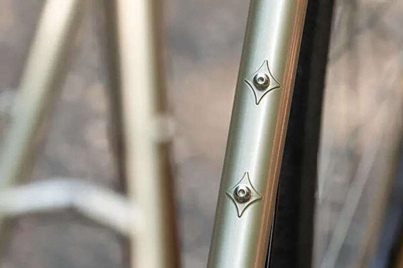All-City Space Horse Frameset - 700c/650b in Champagne Steel-4