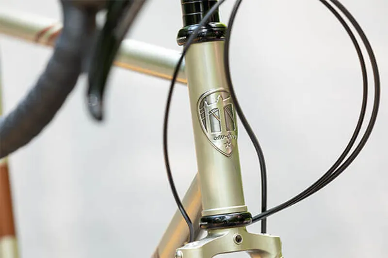 All-City Space Horse Frameset - 700c/650b in Champagne Steel-1