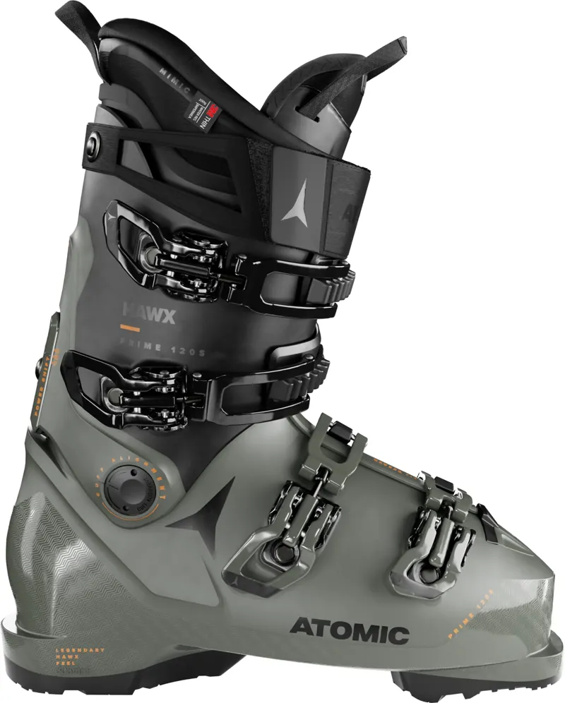 Atomic Hawx Prime 120 Alpine Boot in Army Green/Black/Orange
