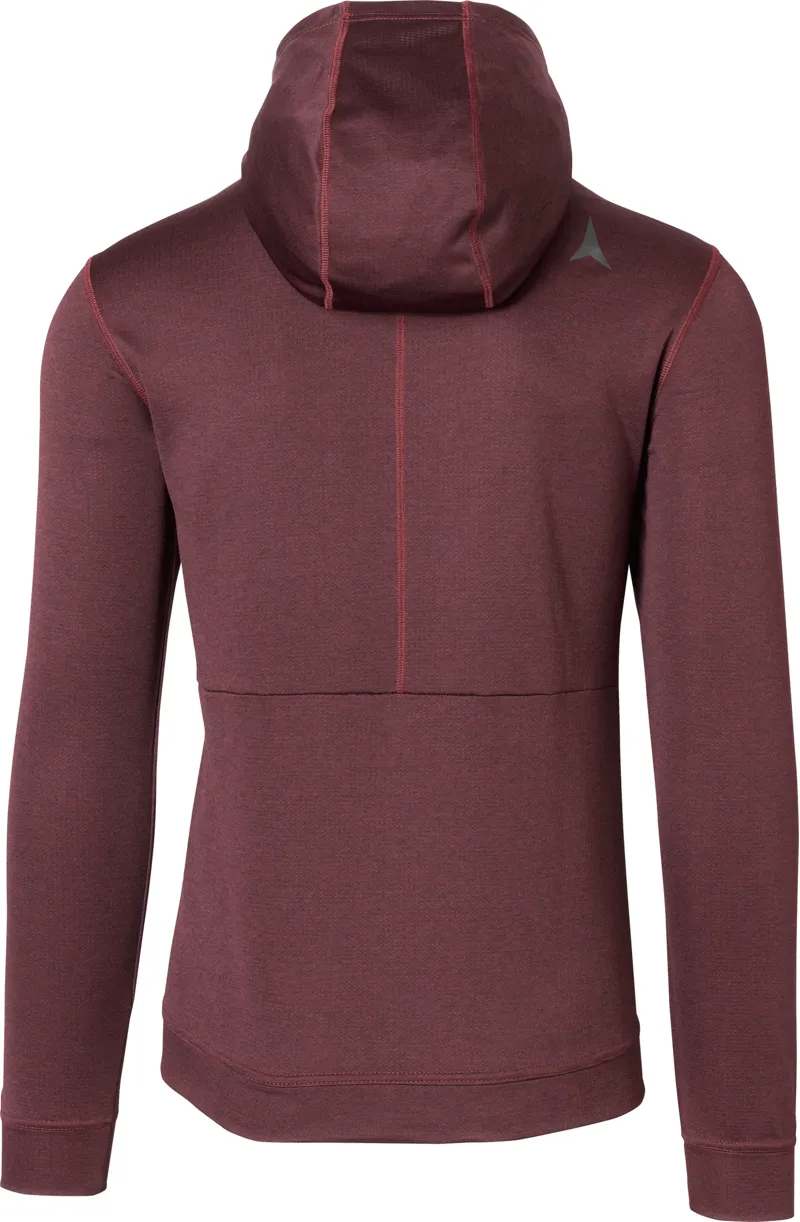 Atomic Alps FZ Hoodie in Maroon-2