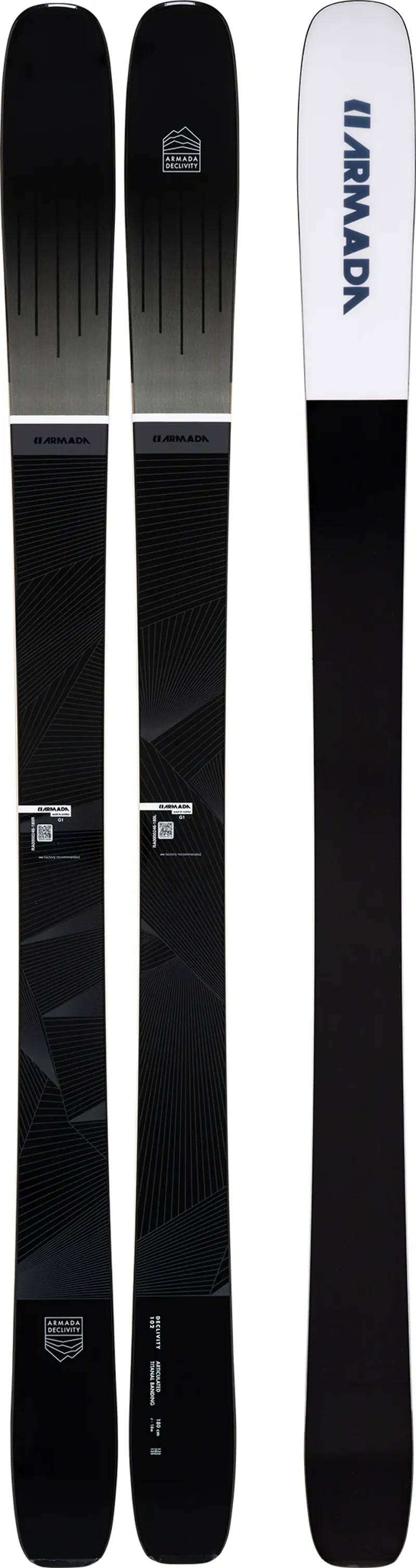 Armada Declivity 102 Ti Freestyle Skis in Black/White