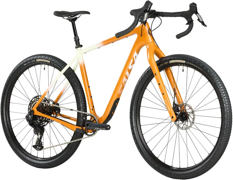 Salsa Cutthroat C Apex AXS Transmission Bike - 29 Carbon Tangerine-1