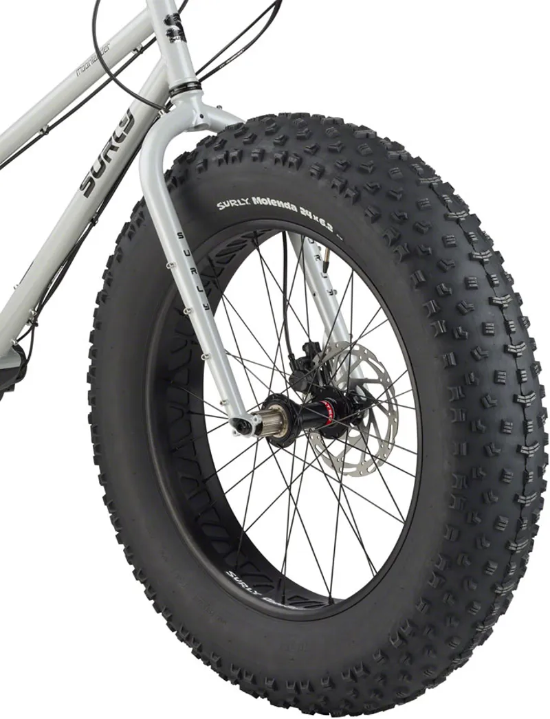 Surly Moonlander Fat Tire Bike  24 Steel Lunar Dust Gray-7