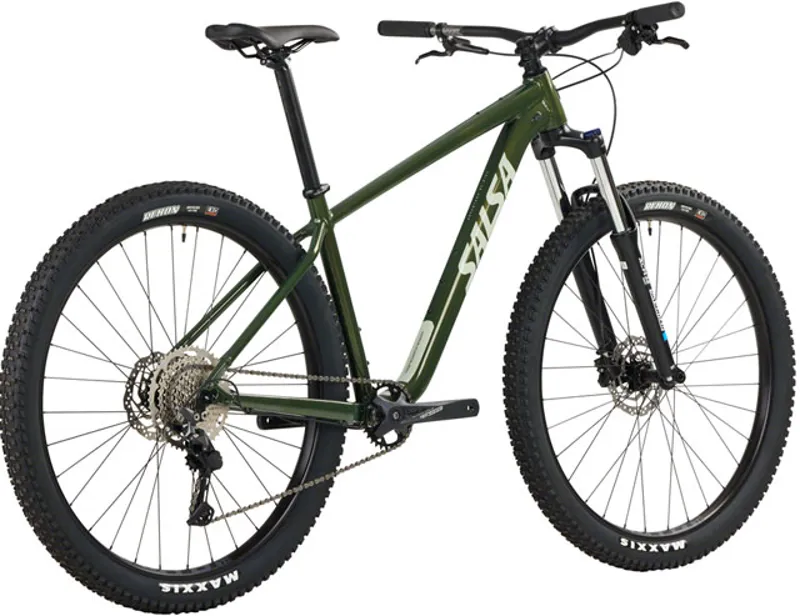 Salsa Rangefinder Deore 10 29 Bike - 29 Aluminum Dark Moss Green-3