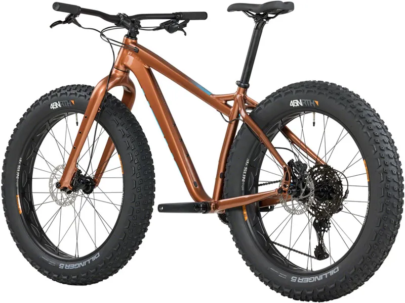 Salsa Heyday Cues Fat Tire Bike - 26 Aluminum Bronze-2