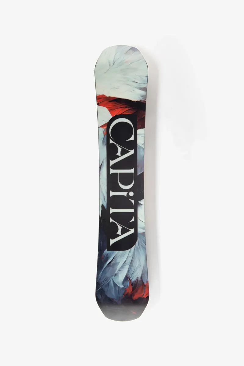Capita Birds of a Feather Snowboard in White/Black-2