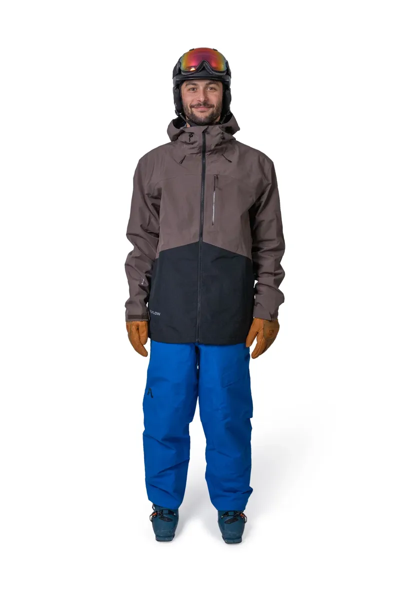 Flylow Knight Jacket in Mercury/Black-1