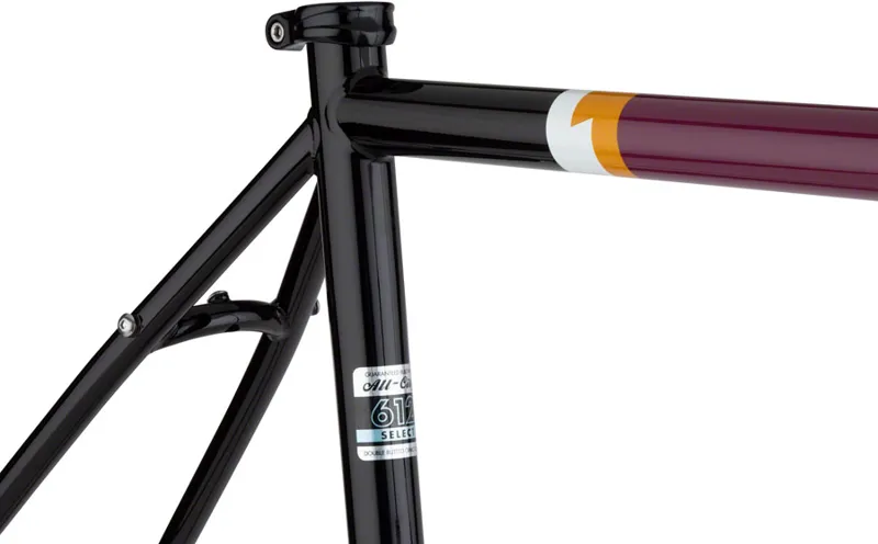 All-City Gorilla Monsoon Frameset - 650b Steel Charred Berry-2