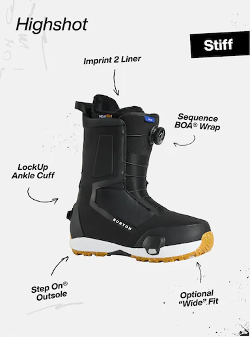 Men's Highshot Step On Snowboard Boots-6