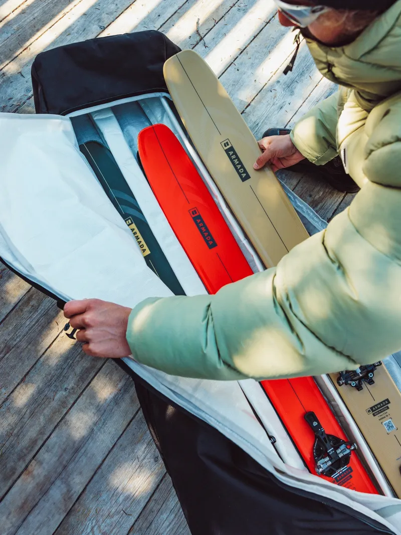 Stibbs 4 Pair Ski Roller-Black-Afterglow-4