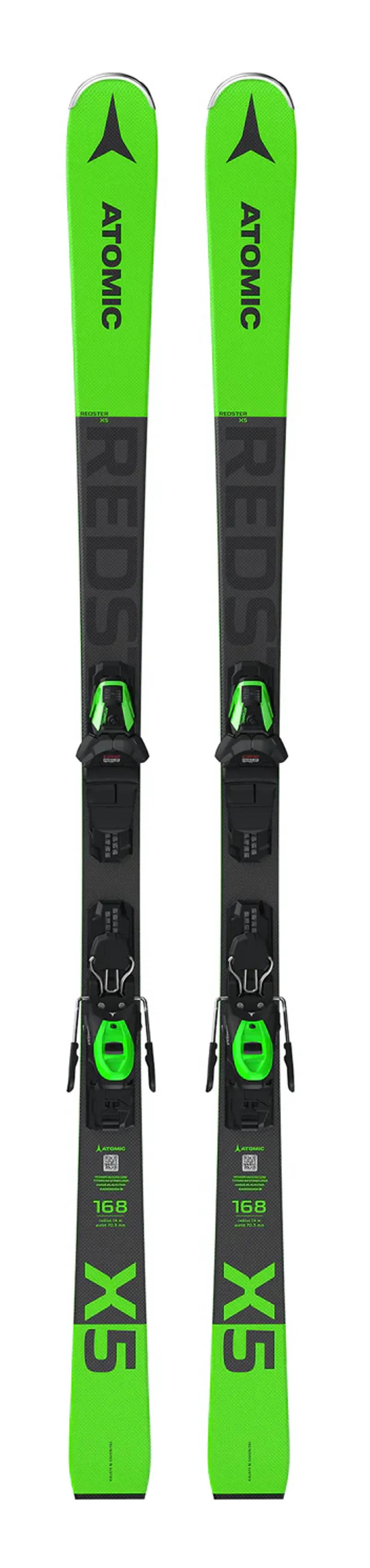 【海外配送可】【送料無料】 Redster Atomic X5 Green/Black in Ski Race スキー