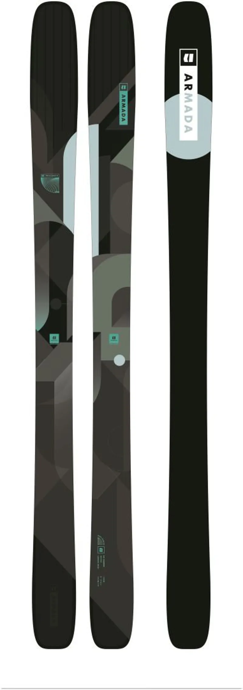 Armada Reliance 88 C All Mountain Skis in Black/Teal-2